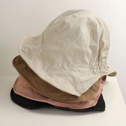 Chapeaux de soleil à bord large pour hommes femmes panama pliable pliable seau de seau de set d'été