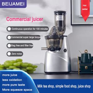 Wide Chute Slow Juicer | Masticating Cold Press Juicer for High Pulp Low Noise Nutrient Juice