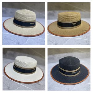 Brede Designer Strooien Hoed Vrouw Strand Hoeden Ff Emmer Hoed Mode Mannen Lady Cap Casquette Zomer Zonnehoed Kleine Rand hoeden CHD2308045