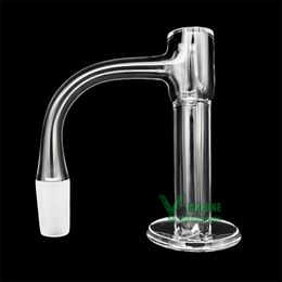 Large plat XXL Terp Slurper Quartz Bangers 92 mm de hauteur 20 mm OD soudure complète bord biseauté Dab Rig Nails 10 mm 14 mm mâle 90 degrés YAREONE vente en gros