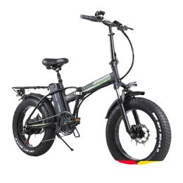 Vélo électrique pliable à pneus larges R8 deux roues vélos électriques Smart neige/plage LG batterie 500W 48V vélo électrique vélo