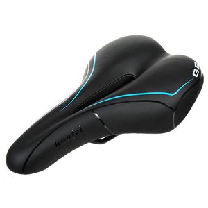 Verbreed GEL Gevulde wegfietszadel Hollow Bike Saddle STEAT MTB Zadel Comfortabel MTB Saddle Cycling Bike Parts Voorkussen