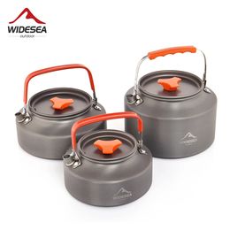 Wideea 1 1L 2L1 5L Camping Water Kettle Outdoor Coffee -servies Picknickset Picnicet Supplies Uitrusting Uitrusting Toerisme kookgerei 231221