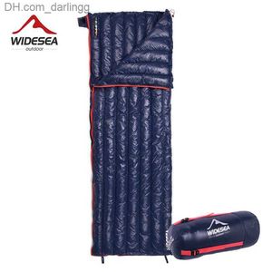 Widesea Camping Ultralight Sleeping Bag Down Waterproof Lazy Bag Portable Storage Compression Slumber Bag Travel Sundries Bag Q230828