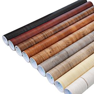 Largeur 30 cm vinyle bois meubles autocollant papier peint autocollant papiers peints imperméables Pvc papiers peints auto-adhésifs pour salon chambre