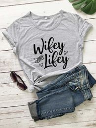 Wifey Shirt For Lifey Tee Future Mrs Bridal Shower Bride T Wedding Pure Casual