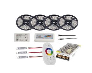 WIFI 20 m Waterdichte LED-striplicht RGB RGBW RGBWW 5050 SMD Reel Tiras Lights RF-afstandsbediening Voedingsadapter Ampl5798575