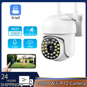 WiFi 2MP extérieur PTZ IP 4X Zoom numérique caméra sécurité à domicile suivi automatique détection humaine CCTV Surveillance vidéo