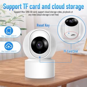 WiFi Camera Surveillance Security Baby Monitor Automatic Human Tracking Cam Full Color Night Vision Indoor Video Camera