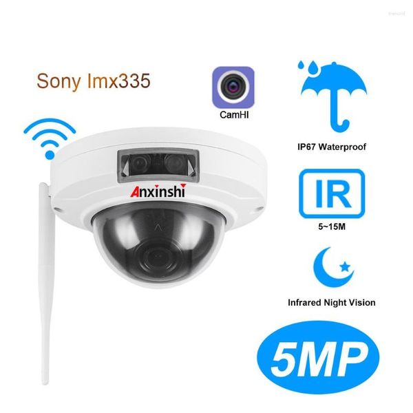 Cámara Wifi Seguridad Inalámbrica CCTV P2P CamHi Exterior Impermeable Lente 3.6mm IP