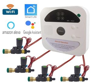 WIFI Connect minuterie d'arrosage intelligente contrôleur d'irrigation de jardin vanne d'eau étanche minuterie d'irrigation système d'arrosage intelligent 201203280161