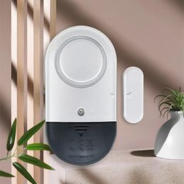Dontes de capteur de porte wifi Open / Closed Detectors WiFi Home Alarm compatible avec Alexa Google Home
