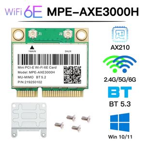 WiFi Finders 6E AX210HMW Mini PCIE Tarjeta Wifi Bluetooth 53 para Intel AX210 Network 6 AX200 80211AX Adaptador inalámbrico 231018