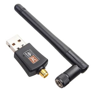 WiFi Finders Dual Band 600Mbps USB wifi Adapter 24GHz 5GHz with Antenna PC Mini Computer Network Card Receiver 231018