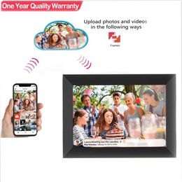 WiFi Frameo Digital PO Frame 101 pouces 32 Go Image intelligente avec 1280x800 IPS HD TOCK Screen Y240401