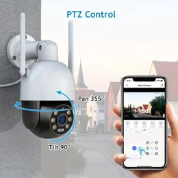 Caméra IP WiFI PTZ 3MP Caméra de sécurité sans fil Détection humaine Suivi automatique de l'IA Caméra Wifi intelligente