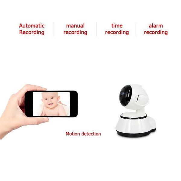 WiFi IP Camera Surveillance 720p HD Vision nocturne bidirectionnelle Video Video CCTV CAMER