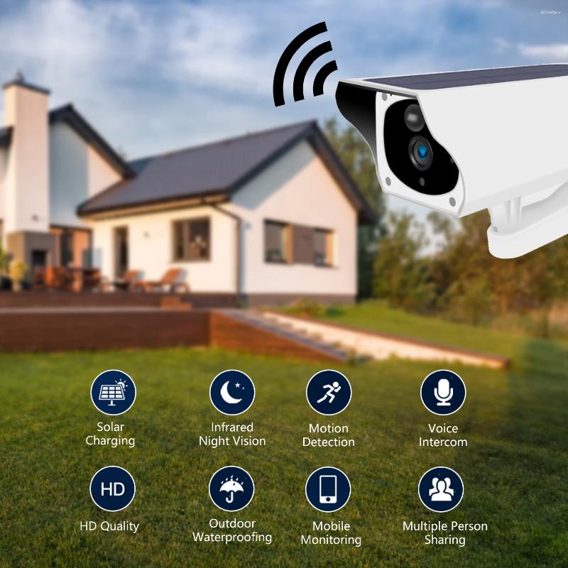 Wifi Low Power Remote Monitoring Solar Camera 2MP HD Waterdicht Infrarood Nachtzicht Outdoor Draadloze bewaking