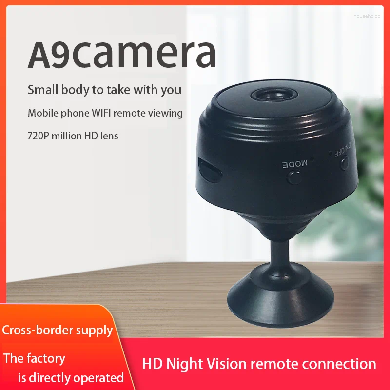 WiFi Mini Câmera Gravador de Vídeo Sem Fio Monitoramento de Segurança Casa Inteligente