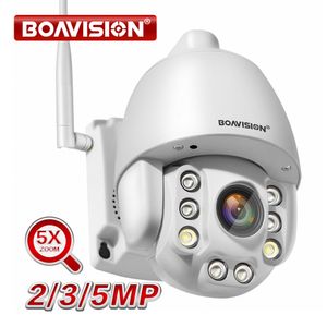 Wifi PTZ IP Camera 1080P 3MP 5MP Super HD 5X Zoom Two Way Audio Draadloze PTZ Cam Outdoor 60m IR Bewakingscamera P2P