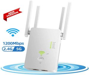 WiFi Repeater Range Extender Wireless Signal Amplificateur Router Dual Band 1200 Mbps9055302