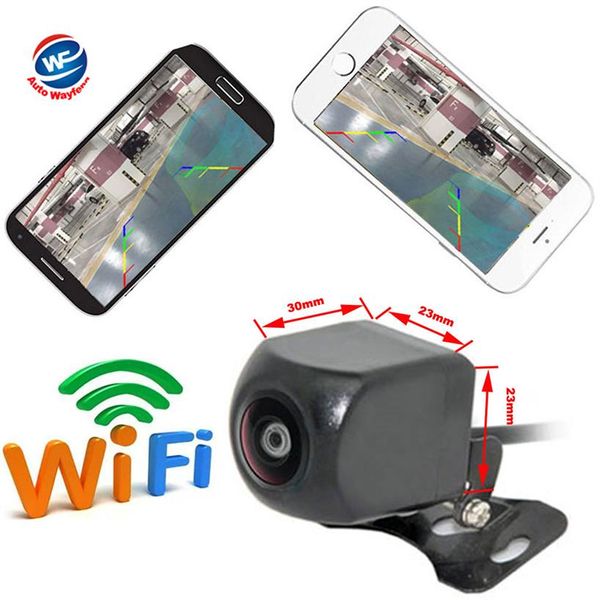 WIFI cámara de marcha atrás Dash Cam Star visión nocturna coche cámara de visión trasera Mini cuerpo tacógrafo a prueba de agua para iPhone y Android267e