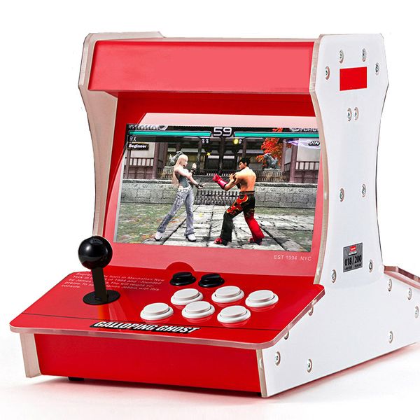 Pandora game Mini Arcade machine 2 jugadores Pantalla dual de 10 pulgadas Consola de juegos de lucha doble 10000 juegos incorporados