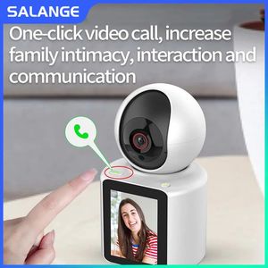 Wifi Video Calling Camera Babyfoon Home Security IP Cam Tweerichtingsgesprek 360 Graden Draaien Monitor ouderen en baby 240326