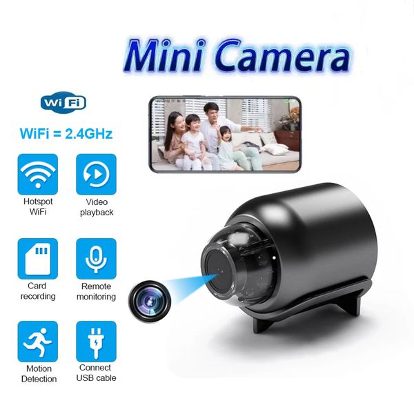 Wifi webcam 1080p HD Sécurité intérieure Caméra IP CAMERIE IR NIGHT-VIDEO VIDEO