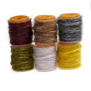 Wifreo 3 bobines de bug sale yarn moustiche du fil de doublage du fil de mouche à mouche pour crevettes caddis scud nymphes accessoires de pêche à la mouche