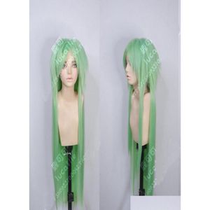 Pruik Caps Beatless Snowdrop 39quot Long Straight Fluffy Green Cosplay Heat Resistant Wigs8041946 Drop Delivery Hair Products Accessorie OT2B1