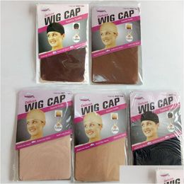 Perruque Caps Deluxe Cap Hair Net Pour Weave Nets Stretch Mesh Making Perruques Taille Drop Delivery Produits Accessoires Dhu0C