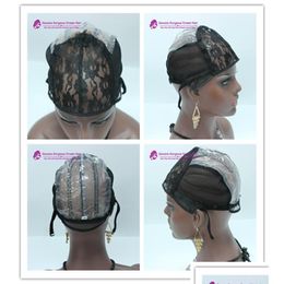 Capas de pelucas para hacer pelucas de tejido solo correas ajustables de encaje de encaje hacia atrás