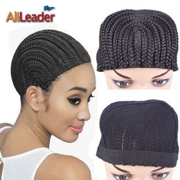 Pruik Caps Goede Cornrows Cap Voor Gemakkelijker Naaien In Gevlochten Pruik Caps Crotchet Zwarte Kleur Gehaakte Vlechten Pruik Cap Weave Cap Voor Maken Pruik 230729