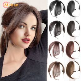 Bonnets de perruque MEIFAN synthétique 3D frange Clip-In frange Extension naturelle fausse frange Topper postiche Invisible Clourse frange couvre postiches 230828