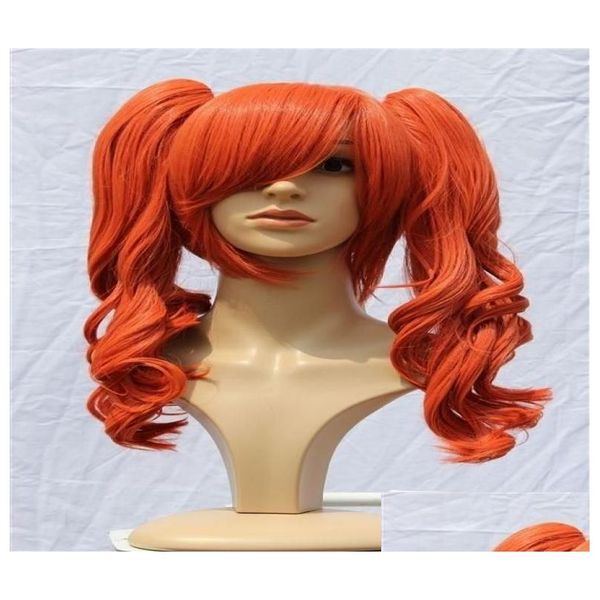 Caps de perruque USJF462 Charming Dark Orange Ponytail Pony Wavy Health Hair Wig07951445 Drop livraison Produits ACCESSOIRES ACCESSOIRES OTBHP