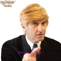 Wig Cosplay Trump l'emporte sur la même perruque Golden Donalds Presidential Hair Bandband