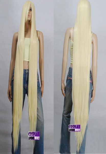 Wig Ll New Style GTGTGT150CM Light Golden Blonde Stylable Extra Long Cosplay Wigs5065256