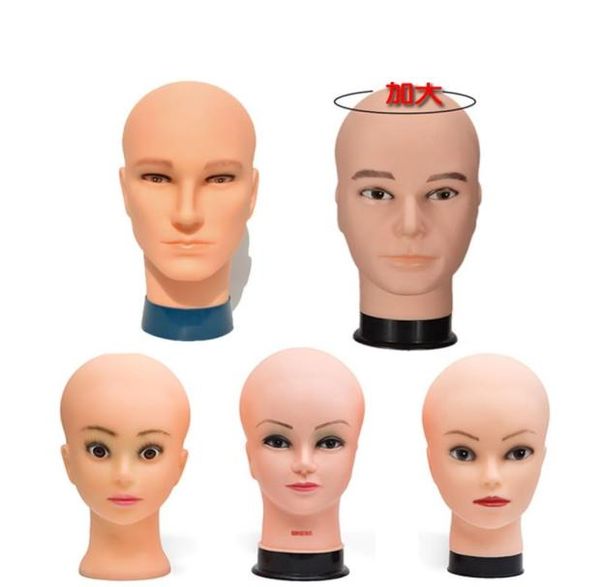 Perruque Mannequin tête tête nue modèles hommes et femmes divers styles perruque chapeaux écharpe affichage magasin accessoires support4389739