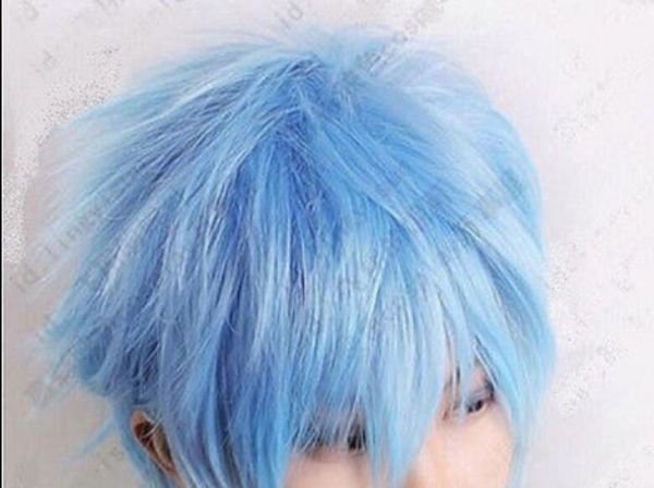 Envío de peluca Kuroko's Basketball Kuroko Tetsuya Ice Cosplay peluca corta franqueo