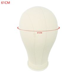 Wig Stand Canvas Block Head Training Mannequin Head Display Styling Mannequin Manikin Head 21 "/22"/23 "/24"/25 "Manikin Head