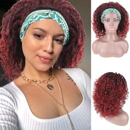 Mode africaine Dreadlocks femmes perruque Crochet cheveux cheveux bouclés perruques synthétiques en gros