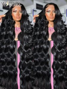 Wigirl 30 40 Inch Body Wave 13x4 HD Lace Front Menselijk Haar Pruiken Wear and Go Lijmloze Braziliaanse kant Frontale Pruik voor Vrouwen