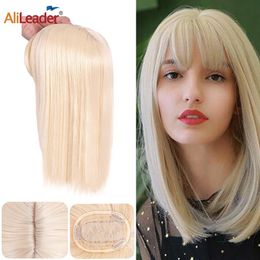 Wiglets sintéticos para cabello adelgazado, ligeros con flequillo para cabello liso, postizo para pérdida leve de cabello, cobertura de volumen para cabello gris 240118