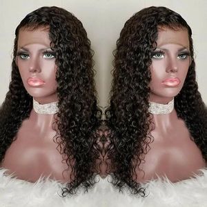 Pruiken 360 kanten frontale pruik krullende voorgeplukte 360 kanten pruiken voor zwarte vrouwen gluueloze Braziliaanse menselijke haarpruiken met babyhaar 130% dichtheid