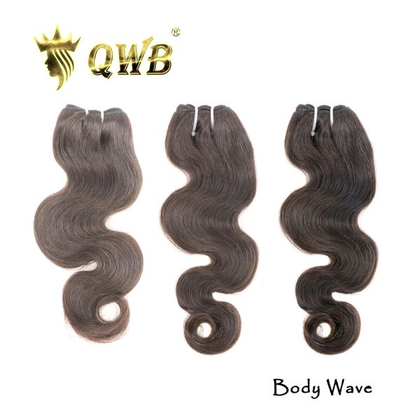 Wigs Body Wave 3 Bundles Deal Brésilien 100% Human Human Wavy Wavy Notor Natural Couleur 1228 pouces