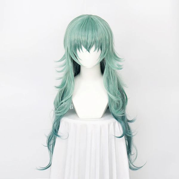 Perruques ccutoo perruque Tokyo Ghoul Sen Takatsuki Eto 80 cm de Long vert synthétique Ombre résistant à la chaleur Anime Cosplay Costume perruque