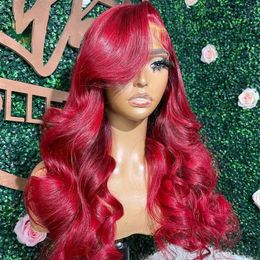 Perruques Free Part Body Wave Wigs 13x4 Lace Lace Front Human Hair Wig Colored Blue / Pink / Blonde / Grey HD Transparent Lace Frontal Wig Frontal