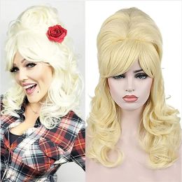 Perruques Hairjoy Beehive Wig Fomens Curly Long Temphe résistant aux cheveux synthétiques Cosplay Wigs