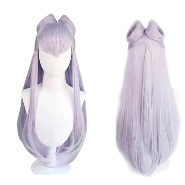 Perruques Hairjoy lol Arcane Kda Evelynn Eve Cosplay Wig Long Right Purple Synthetic Hair Anime Wig